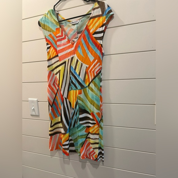 Jams World Colorful Geometric Pattern Dress Size XS - Picture 4 of 6